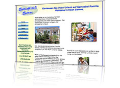 Family run hotel with its own restaurant. Site language is German.